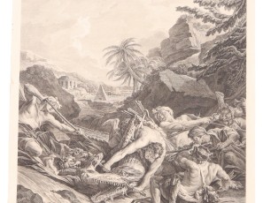 Crocodiles hunting