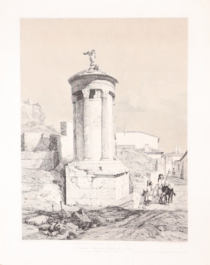 Monumento coriagico di Lisicrate. Gasparini, Andrea (1831-1879). 1843. Precio: 400€