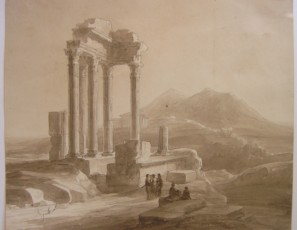 Lanscape with ruins