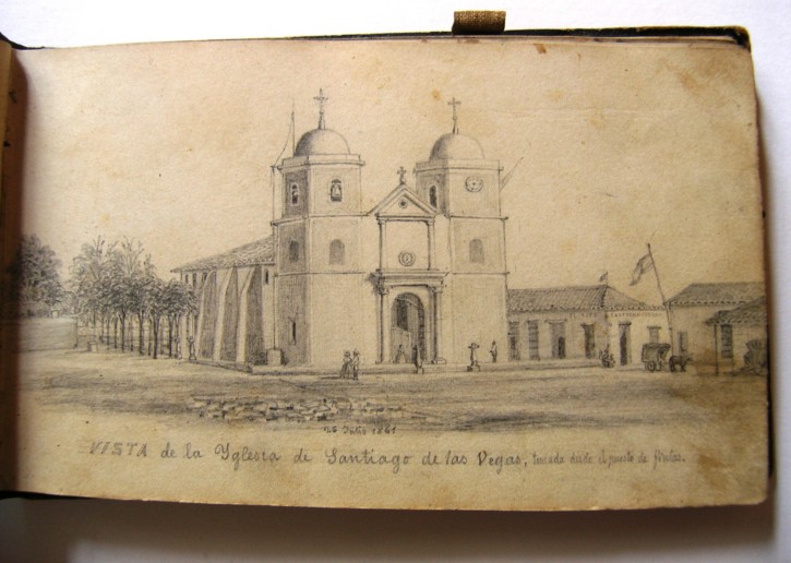 Álbum de dibujos originales de Cuba y otras colonias españolas. Gómez, León. 1860-1865