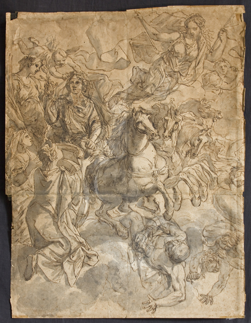 Allegory bandwaggon. Anónimo. First quarter 18th century