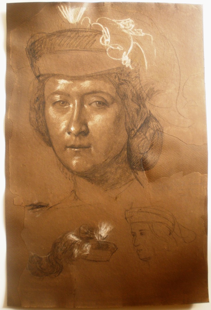 Retrato de la Condesa de Figuerola. Martí Alsina, Ramón. Circa 1865-1870