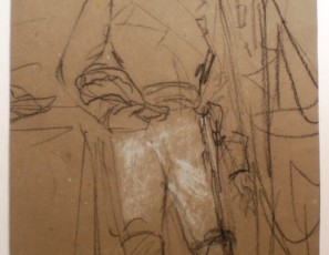 Retrato de Alfonso XII, rey de España (verso) y desnudo de mujer (reverso)