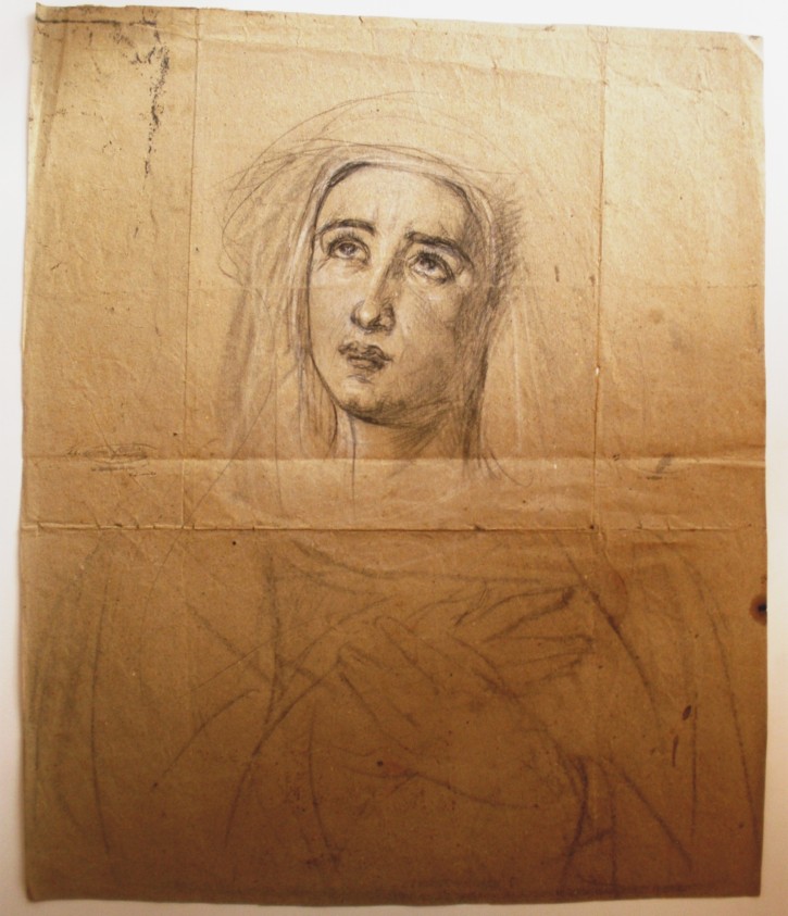 Virgin Dolorosa. Martí Alsina, Ramón. Circa 1872-1880
