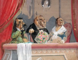 Lions in a theatre