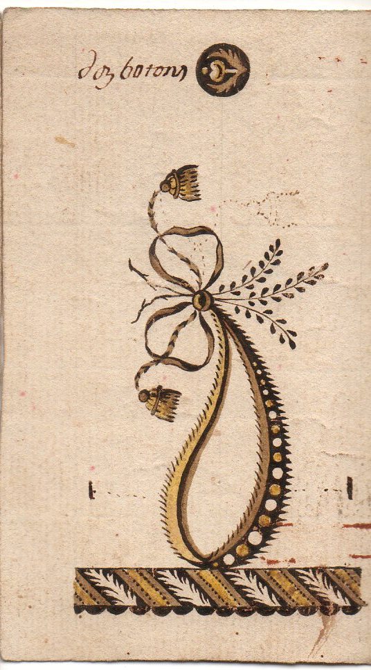 Dibujo para indiana. Anónimo. Segunda mitad siglo XVIII / inicios siglo XIX