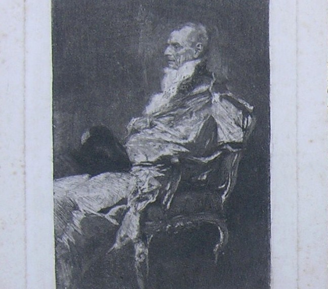 Diplomático. Fortuny Marsal, Marià - Goupil. Prueba de estado, 1868