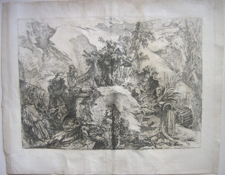 Los esqueletos. Piranesi, Giovanni Battista (1720-1778). 1744-1747