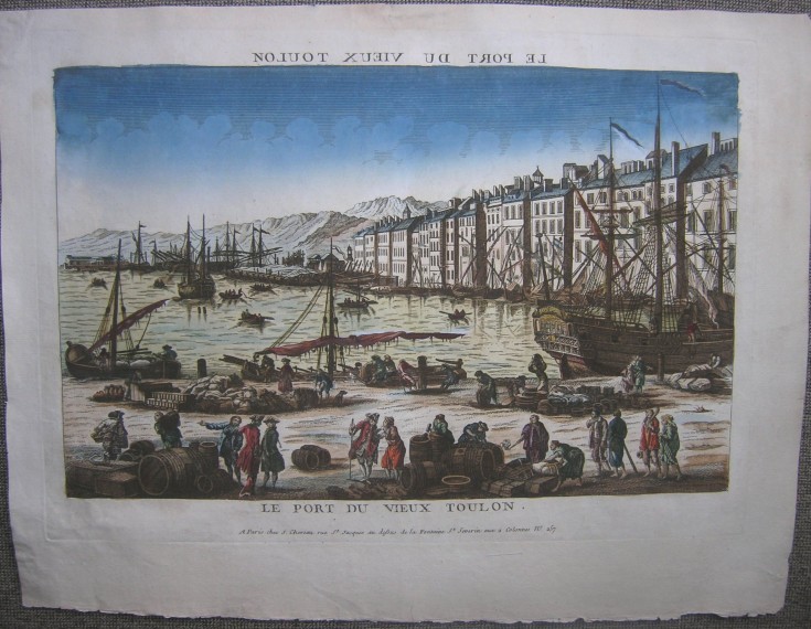 Le Port du Vieux Toulon. Anónimo - Chereau, Jacques. Segunda mitad siglo XVIII