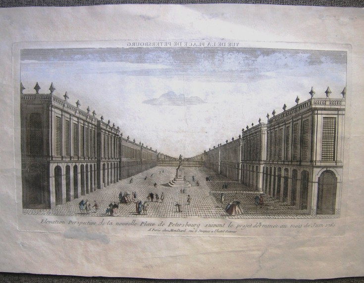 Vue de la Place de Petersbourg. Anónimo - Mondhard. Last part 18th century. Precio: 350€