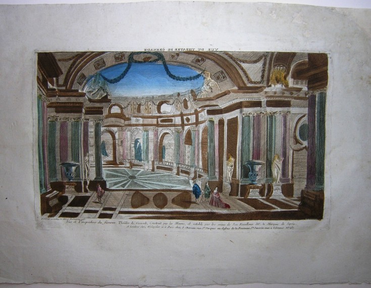 Vue du Theatre de Grenade. Anónimo. 1763. Precio: 350€