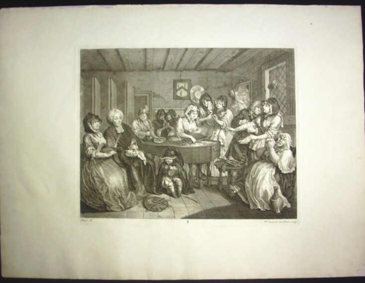 La carrera de la prostituta. Hogarth, William - Boydell, John y Joshia. 1732. Edición de John y Joshia Boydell, 1790-1810. Precio: 3.500 (6)€
