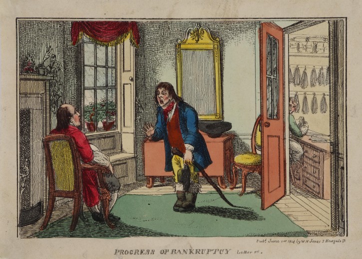 Progress of Bankruptcy. Jones, W. N.. 1814. Precio: 100€