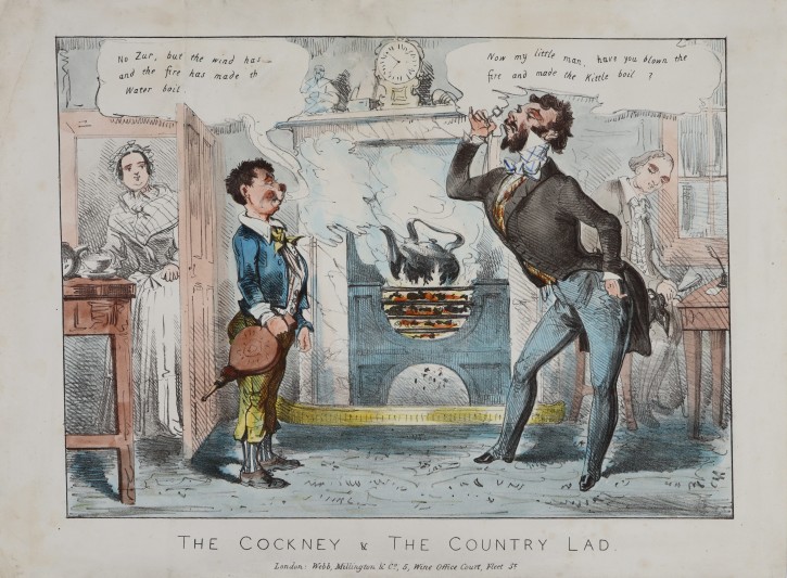 The Cockney & The Country Lad. Webb, Millington & Co.. Middle 19th century. Precio: 120€