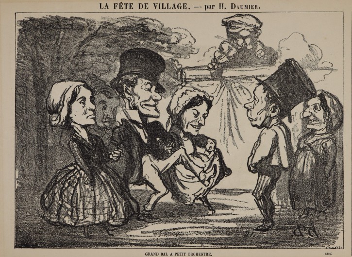 Grand Bal a petit orchestre. Daumier, Honoré (1808-1879). 1840. Precio: 50€