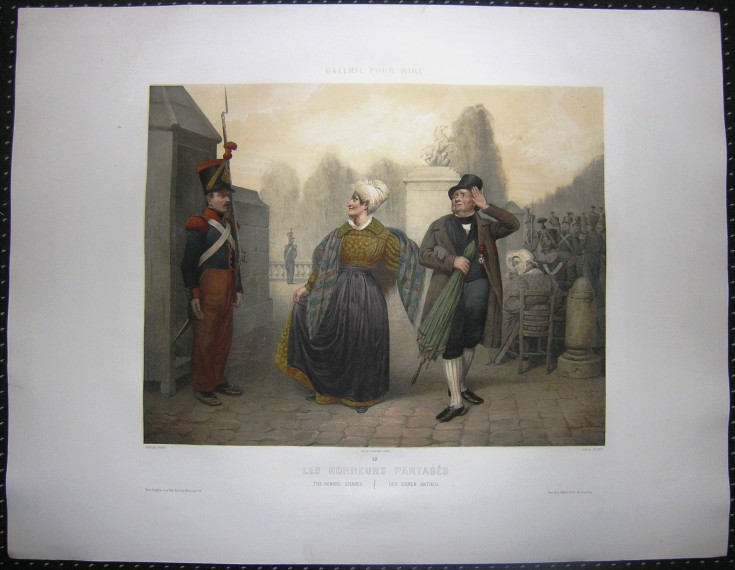 Les honneurs partagés. Biard y Jacquot - Lemercier. Middle 19th century. Precio: 200€