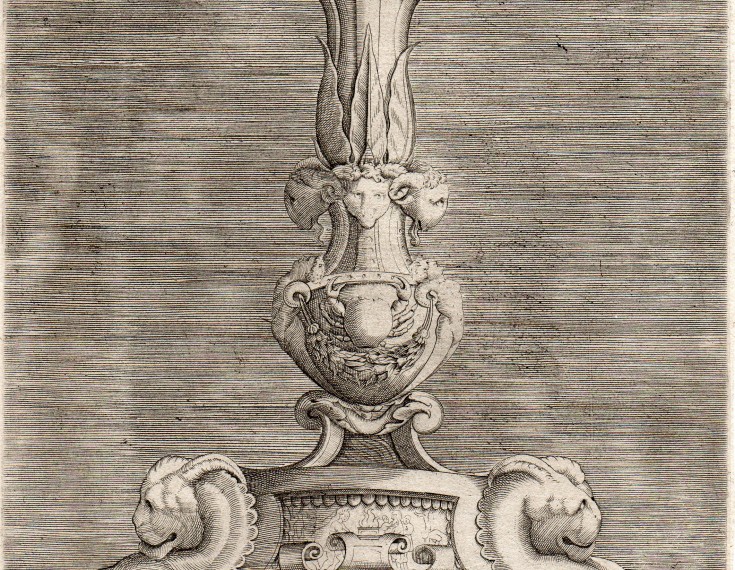 Vases and candeleri. Anónimo - Vico, Enea. 1573. Precio: 1.500€