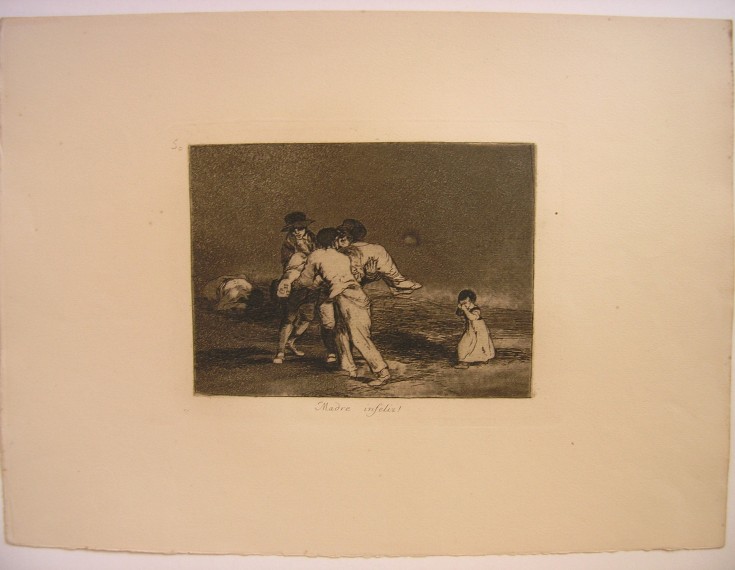 Madre infeliz!. Goya Lucientes, Francisco de - Calcografía Nacional. (1810-18120), 6ª edición, 1930