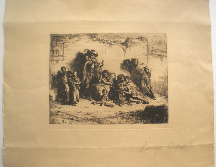 The beggars. Lameyer y Berenguer, Francisco. Circa 1850. Precio: 300€