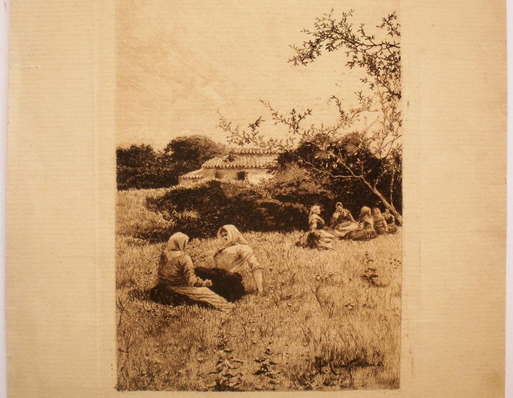 Paisaje. Campuzano y Aguirre, Tomás (1857-1934). Circa 1895