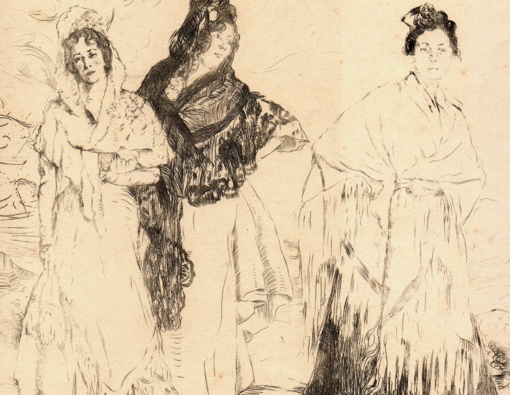 Trois espagnoles (Las tres hermanas Dethomas). Zuloaga, Ignacio. Circa 1899