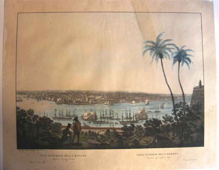 Vista general de la Habana. Garneray, Hippolyte (1787- 1858). Circa 1830