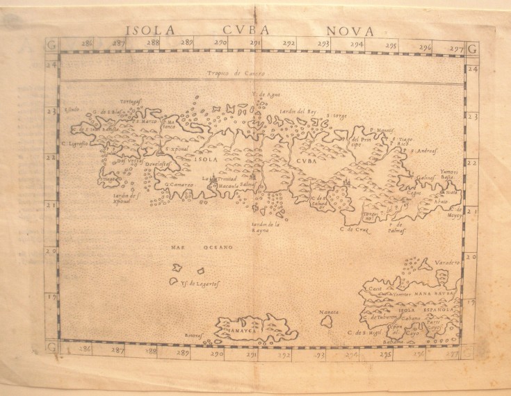 Isola Cuba Nova. Ruscelli, Girolamo. 1561. Precio: 450€