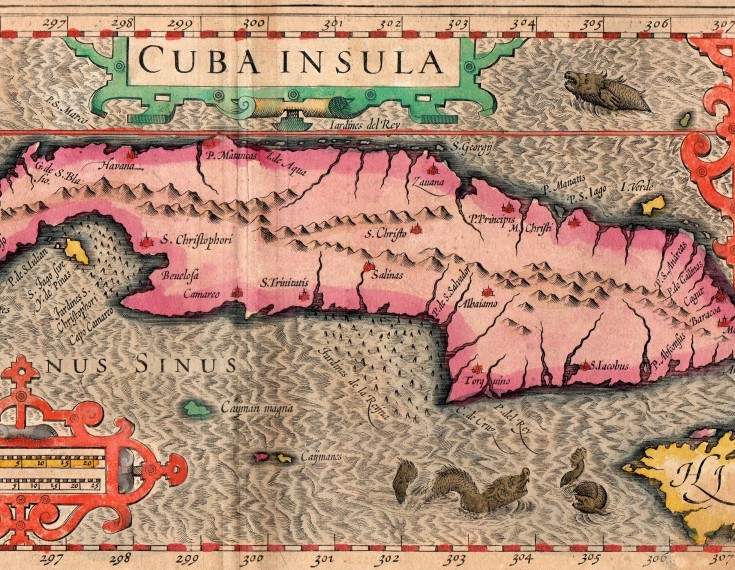Cuba Insula / Hispaniola Insula. Mercator - Hondius. 1619. Precio: 1.300€