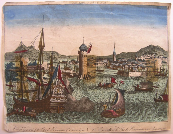 A View General of the City de Havana of Amerique. Anónimo - Daumont. Segunda mitad siglo XVIII