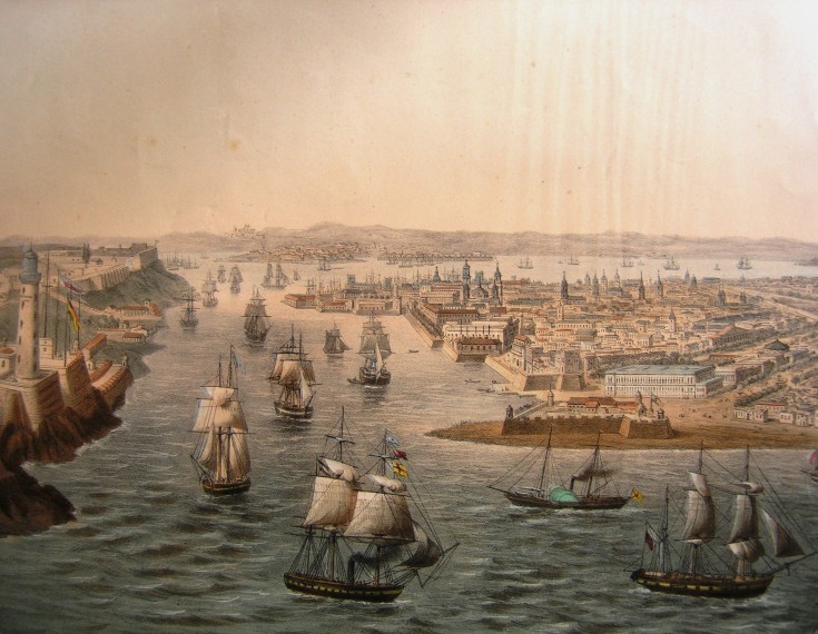 Vue Générale de la Havane. Deroy, Isadore L. - Turgis, L.. 1840-1860