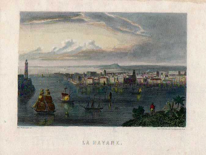 La Havane. Willmann, Edward - Chardon, F.. Segunda mitad siglo XIX