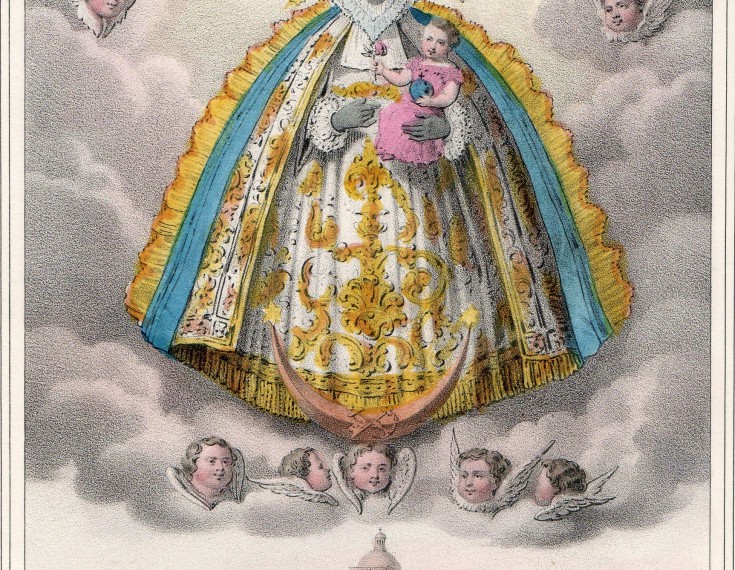 Verdadero retrato de la Imagen de la Santísima Virgen de la Regla. Turgis, L.. Mediados siglo XIX