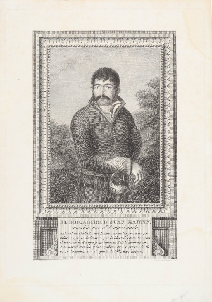 Brigadier D. Juan Martin. López Enguídanos, Tomás (1775-1814) - García, José. Circa 1815. Precio: 450€