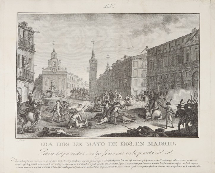 May 2, 1808. In Madrid. The patriots fight the French at the Puerta del Sol. . 1814