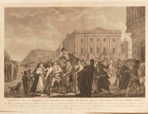 Ocupacion de la Ciudadela de Barcelona y Castillo de Monjui por los Franceses en 29 de Febrero de 1808