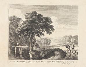 Landscape with a couple of figures