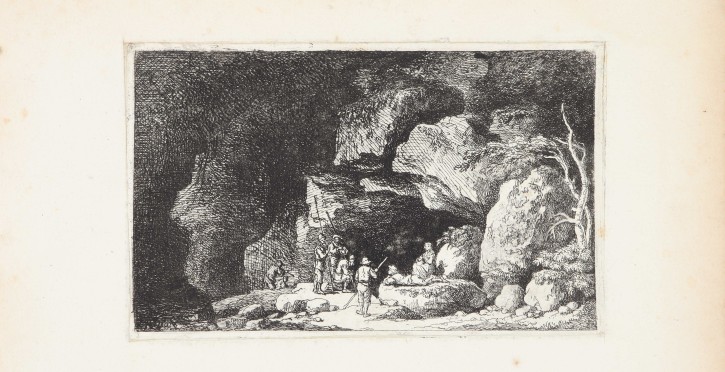 Figures on a cave. Weirotter, Franz Edmund (1730-1771). Half 18th century. Precio: 300€