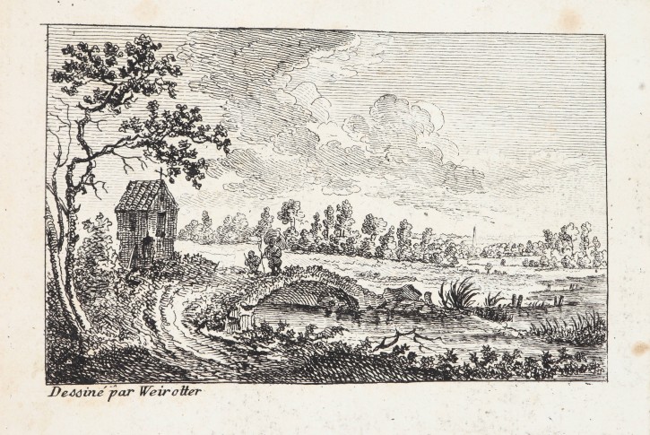 Figures crossing a bridge. Weirotter, Franz Edmund (1730-1771) - Basan & Poignant. Circa 1760. Precio: 200€