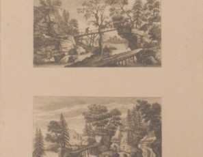 Pair of landscapes