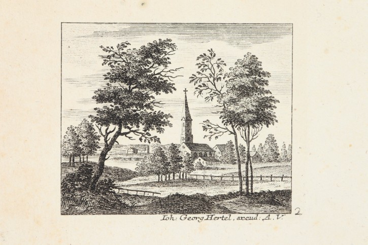 Four landscapes with landscapes and monuments. Hertel, Johann George (1700-1775) - Stockman, Johan Adam (1720-1783). Circa 1750. Precio: 200€