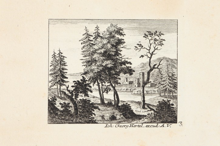 Four landscapes. Hertel, Johann George (1700-1775) - Stockman, Johan Adam (1720-1783). Circa 1750. Precio: 200€