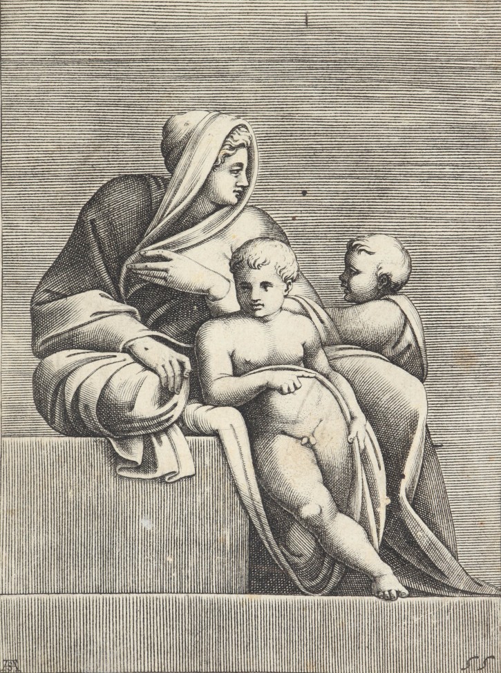 Sibilles and Prophets. Scultori (Ghisi), Adam (1530-1585) - Buonarroti, Michaelangello (1475-1564). Half 16th century. Precio: 300 (1)€