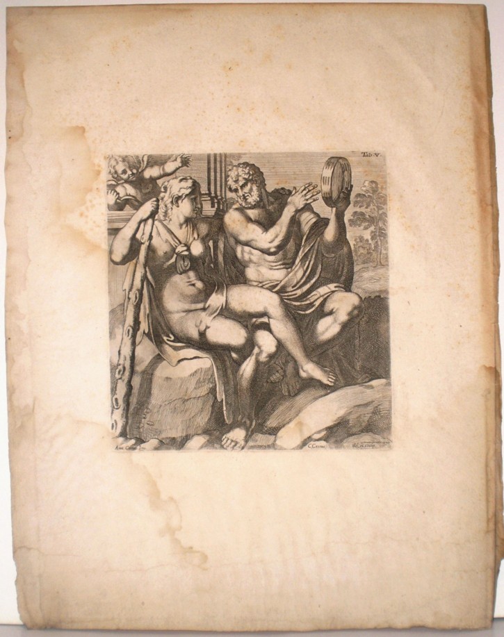 Hércules e Iole. Cesio, Carlo - Carracci, Annibale. 1657. Precio: 400€