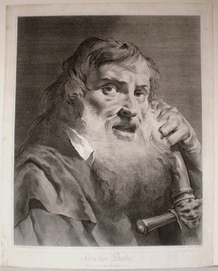 Saint Paul. Pitteri, Marco (1702-1786) - Piazzeta, Giovanni Battista (1682-1754). 1742