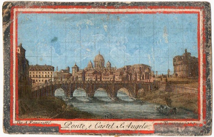 Conjunto de 24 vistas de Roma y alrededores. Franzetti, Agapitto. Circa 1816. Precio: 800 (24)€