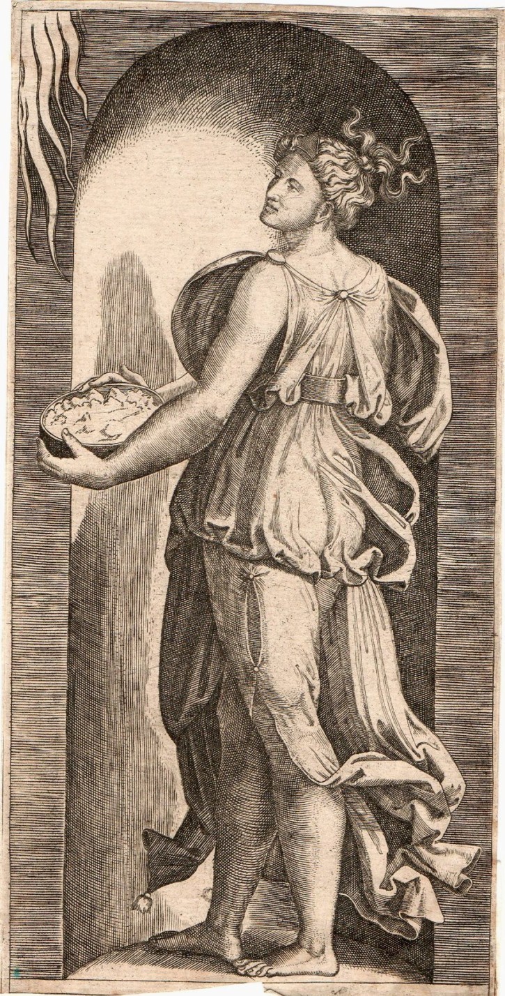 Figura alegórica de la Alegría. Anónimo - de Sancio, Rafael. Primer cuarto siglo XVI. Precio: 250€