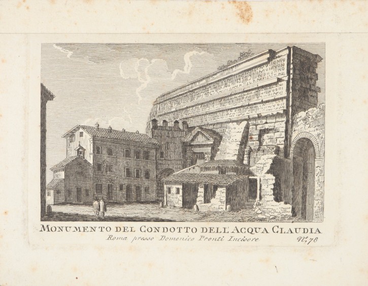 Views of monuments around Rome. Pronti, Domenico (1750-1815). 1795. Precio: 100 (1)€