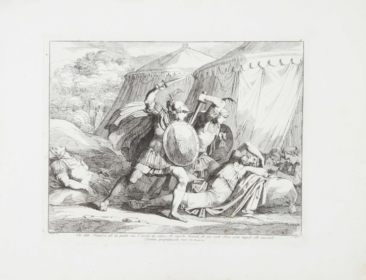 Ciò detto tacque, e ad un punto... Pinelli, Bartolomeo (1785-1831). 1811. Precio: 200€