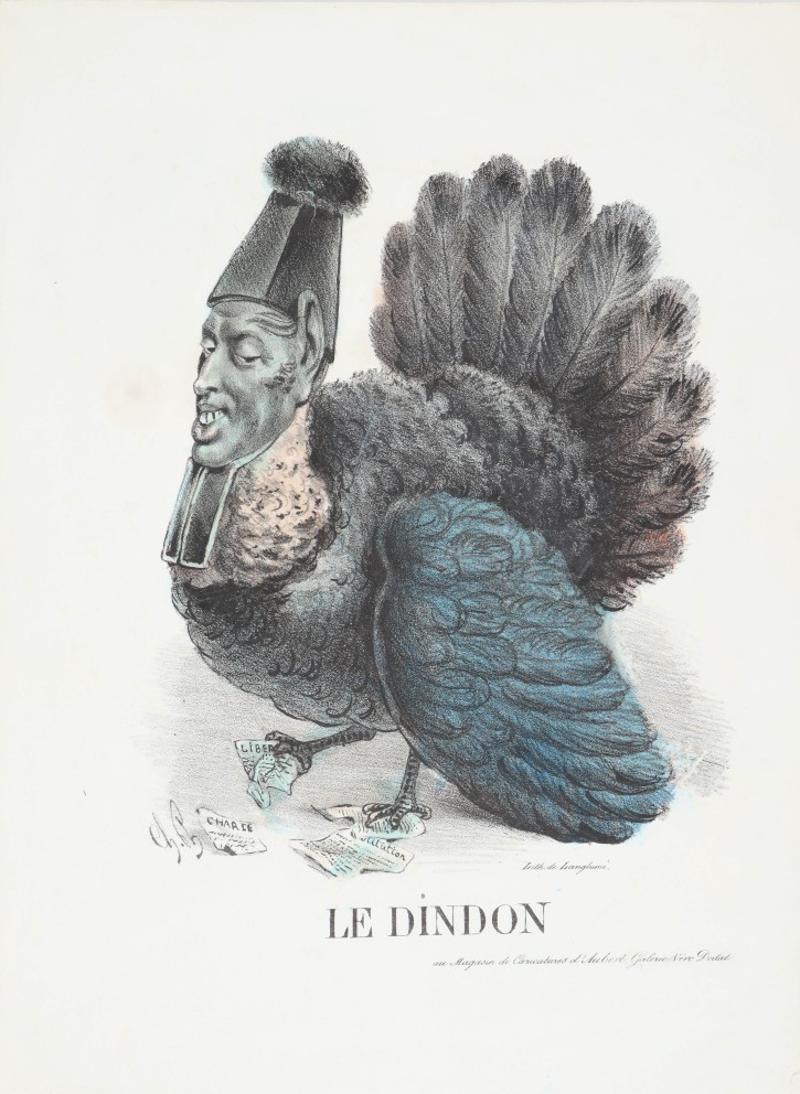 Le Dindon. Langlumé - Phillipon, Charles (1800-1862). 1830. Precio: 200€