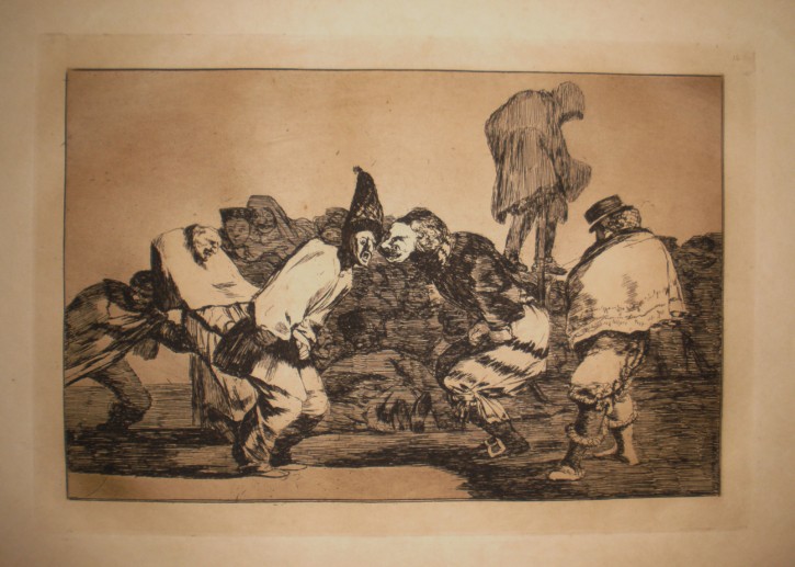Disparate de carnaval. Goya Lucientes, Francisco de - Calcografía Nacional. 1815-1819. 9ª edición, 1937. Precio: 900€